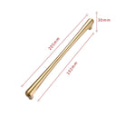 Solid Brass Cabinet Handles – Satin Brass Gold Bar Pulls and Knobs for Drawers and Wardrobes 2008-LS Handles