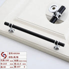 Modern T-Bar Cabinet Knobs and Handles – Sleek and Decorative Design Black silver 160 Handles