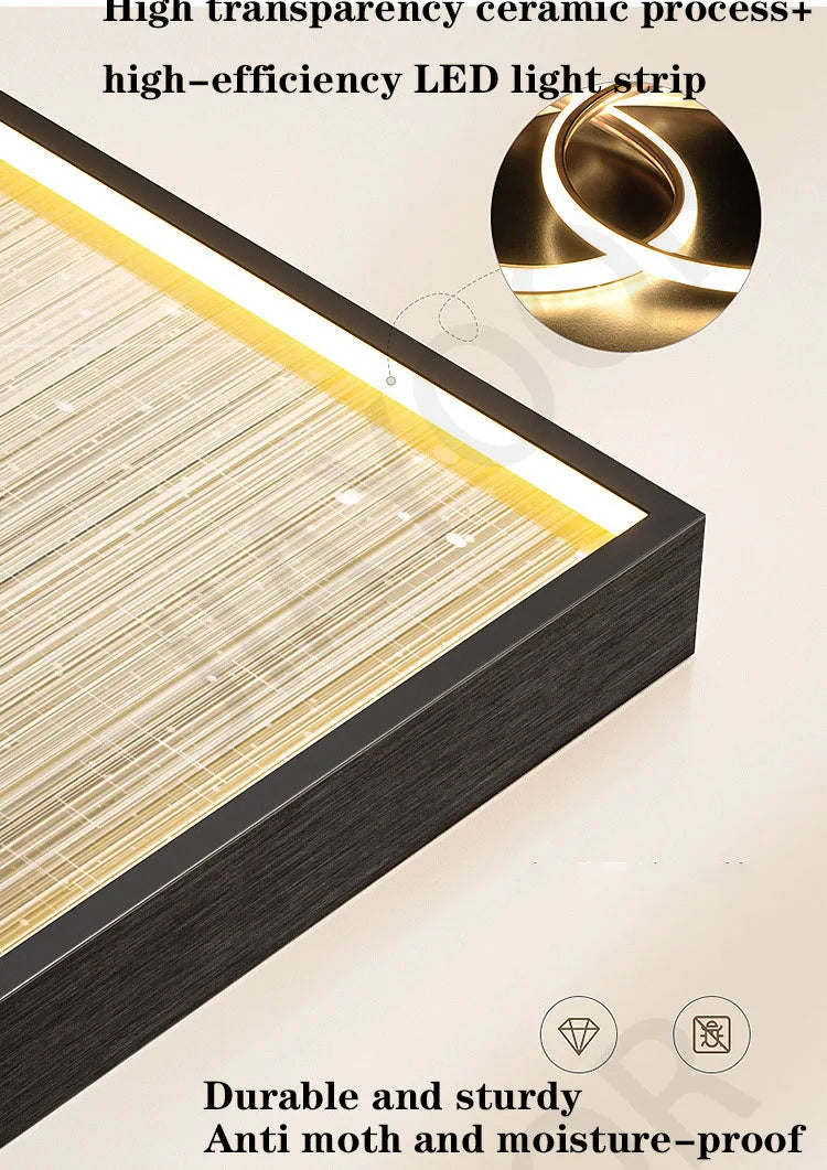 Dlight Decor Wall Clock Lamp with Crystal Glow Wall Art