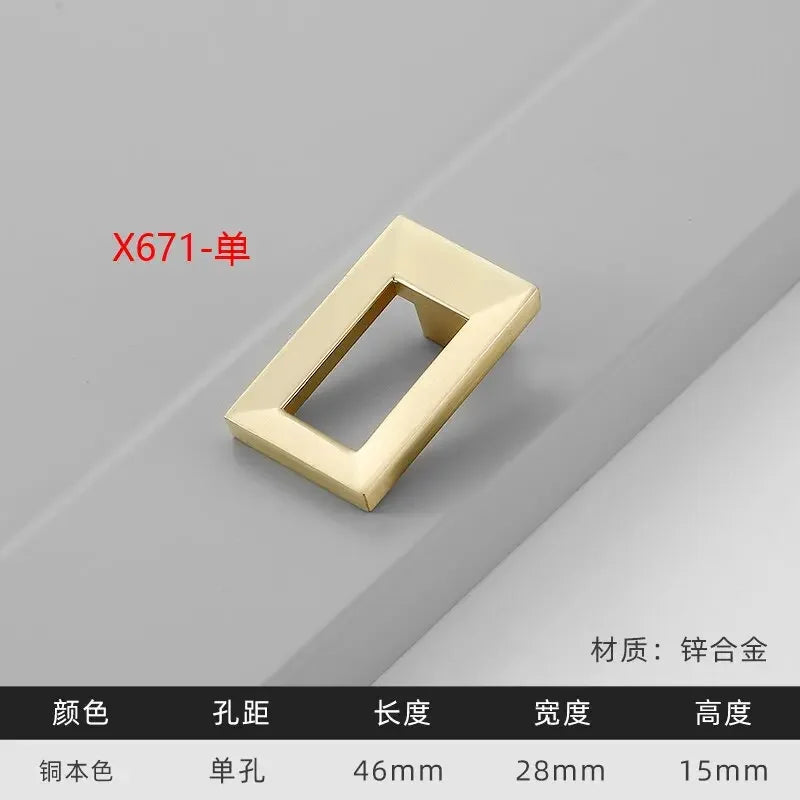 Modern Gold Kitchen Cupboard Drawer Handles – Chinese Style Decorative Knobs X671 Handles