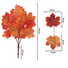 Dlight Decor 39cm Maple Leaf Branch for Autumn and Halloween Decor E