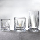 Dlight Decor Diamond Stripe Glass Coffee Cups (100–450ml) Cocktail Glasses