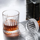 Dlight Decor Diamond Stripe Glass Coffee Cups (100–450ml) Cocktail Glasses