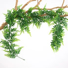 Dlight Decor 175cm Tropical Fern Vine Hanging Plant for Home and Garden Wall Decor