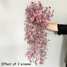 Dlight Decor 75cm Hanging Eucalyptus Vine with Scindapsus Leaves