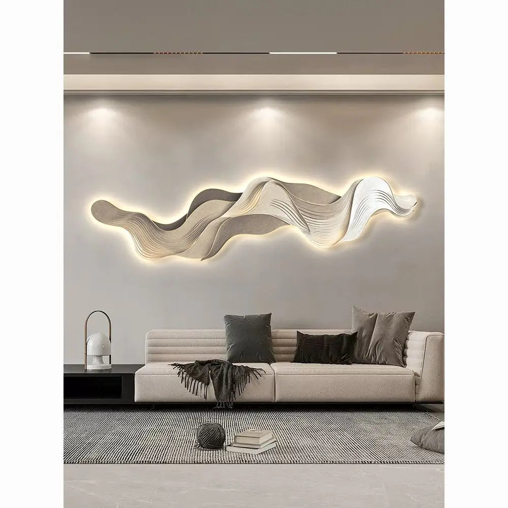Dlight Decor Mountain LED Wall Art Light Panel A / 100x25 / Warm light Wall Art