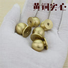 Solid Brass Ball Cabinet Knobs - Vintage Single-Hole Wardrobe and Drawer Handles Knobs