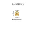 Solid Brass Ball Cabinet Knobs - Vintage Single-Hole Wardrobe and Drawer Handles Mirror polished 14mm Knobs