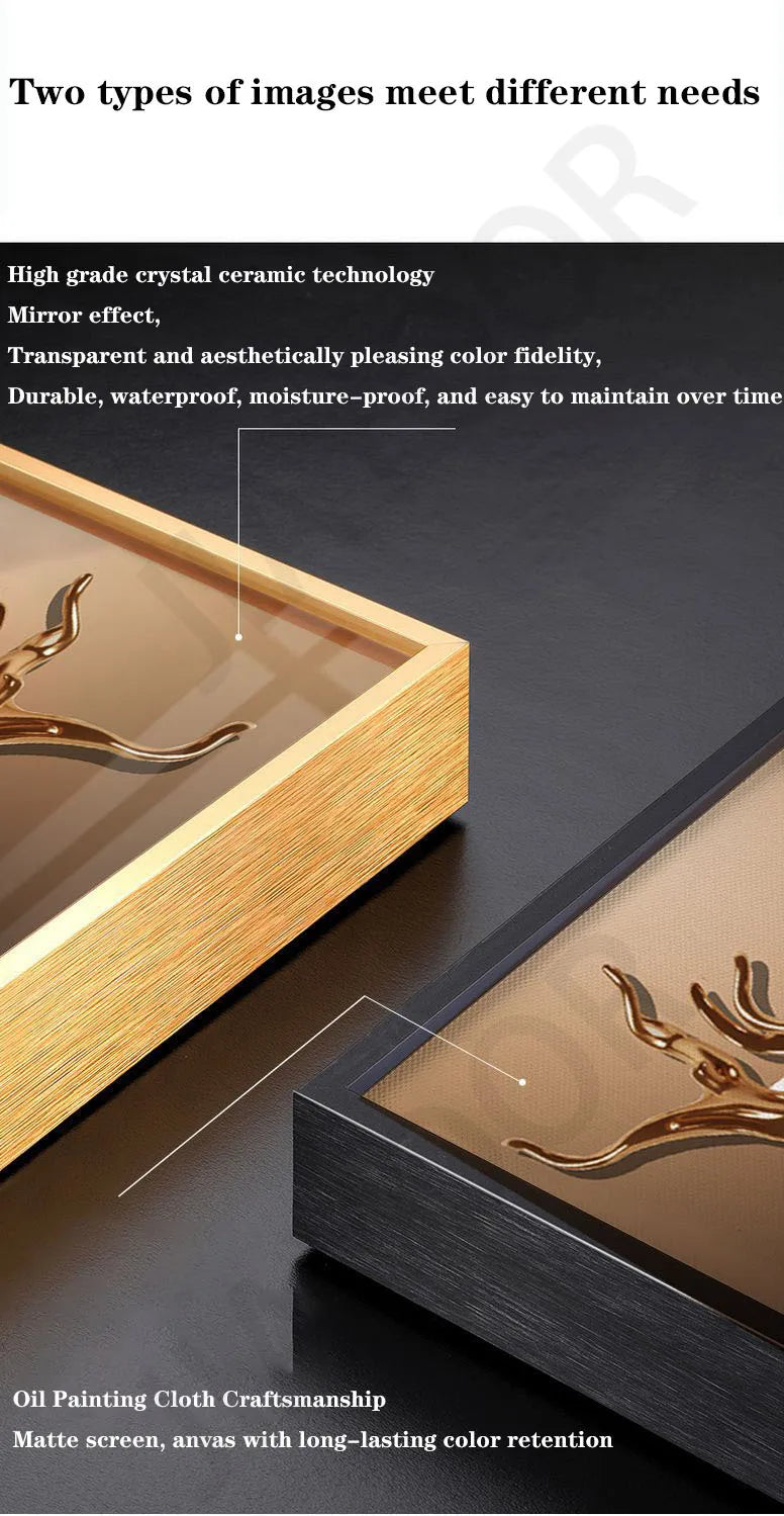 Dlight Decor Artistic Wood Crystal Wall Glow Light Wall Art