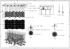 Ceramic chandelier layout diagram showing glass clear parts and ceramic shades