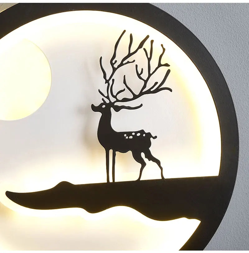 Dlight Decor Nordic Character Glow Wall Lamp Wall Art