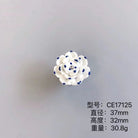 Handmade Ceramic Flower Knobs – Creative Cabinet and Drawer Knobs for Furniture Accessories CE17257 Knobs