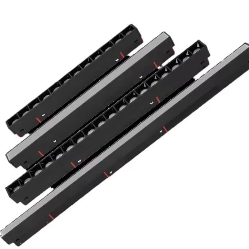 LED Embedded Magnetic Track Light - 6W/12W/18W/24W Folding Grille Spotlight ceiling light