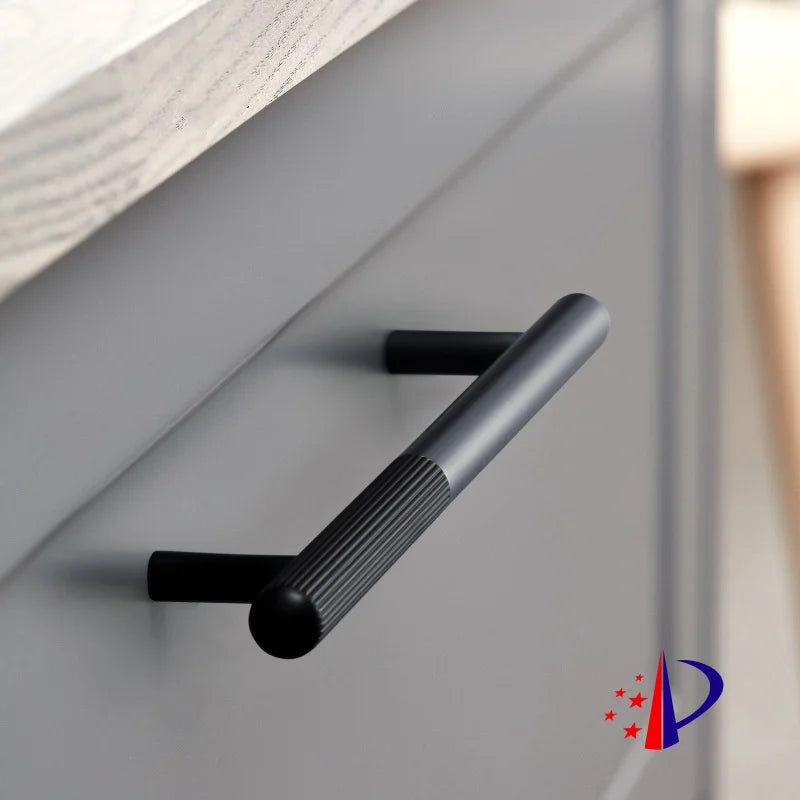 Dual tone Long Kitchen Cabinet Handles – Multicolor Wardrobe and Drawer Knobs Handles