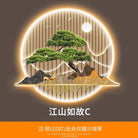 Dlight Decor Wealth Landscape Wall Lamp Mural I / 72X60 / Warm light Wall Art