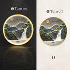 Dlight Decor Luxury Glow Round Wall Light for Interiors D / Dia 50cm / NON dimm warm light|Gold border Wall Art