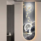 Dlight Decor Luminous Wall Clock with Elegant Glow B / 34x100cm Wall Art