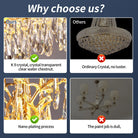 Camille Gold Branch Crystal Chandelier chandelier