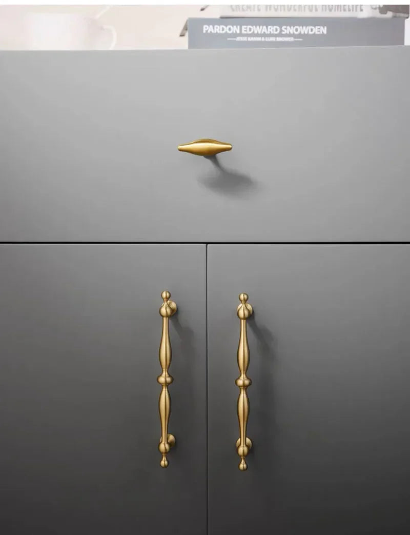 New Brass Cabinet Handles – Modern T-Bar Pulls and Drawer Knobs for Kitchen and Wardrobe Handles