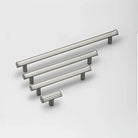 Modern Brushed Gold Cabinet Handles - Zinc Alloy Drawer Pulls for Kitchen and Furniture Handles