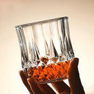 Dlight Decor 4pc Diamond Cut Glass Set 215ml Clear 215ml / 4pcs Cocktail Glasses