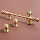 Gold Brass Cabinet Handles – Furniture Bar Pulls and Wardrobe Knobs for Kitchen Doors Handles