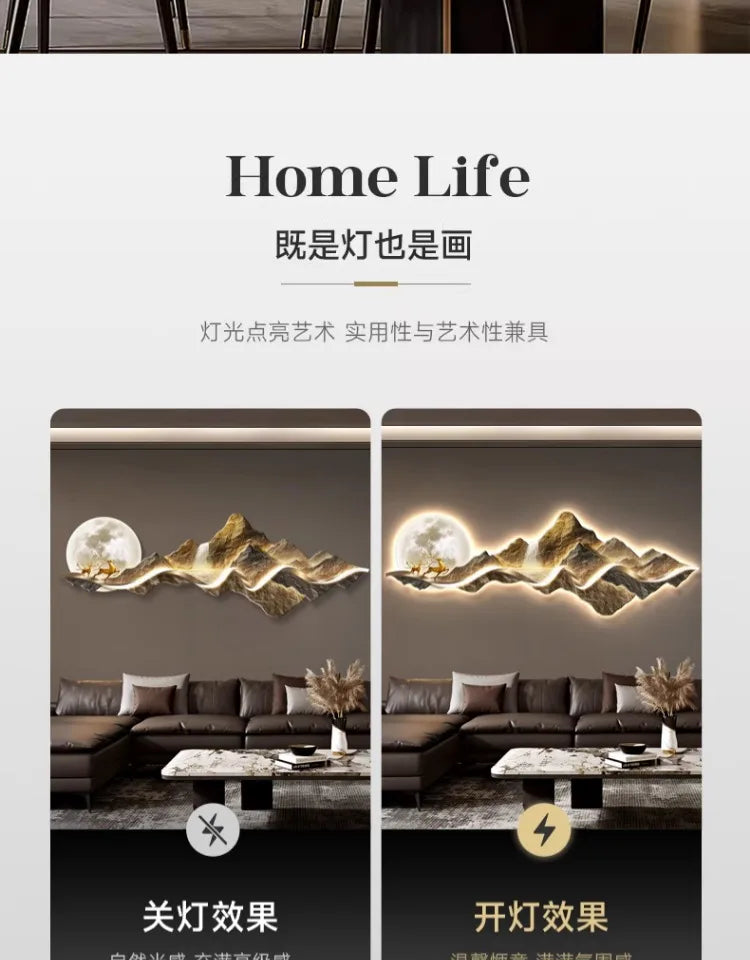 Dlight Decor Nordic Clock Wall Art for Modern Homes Wall Art