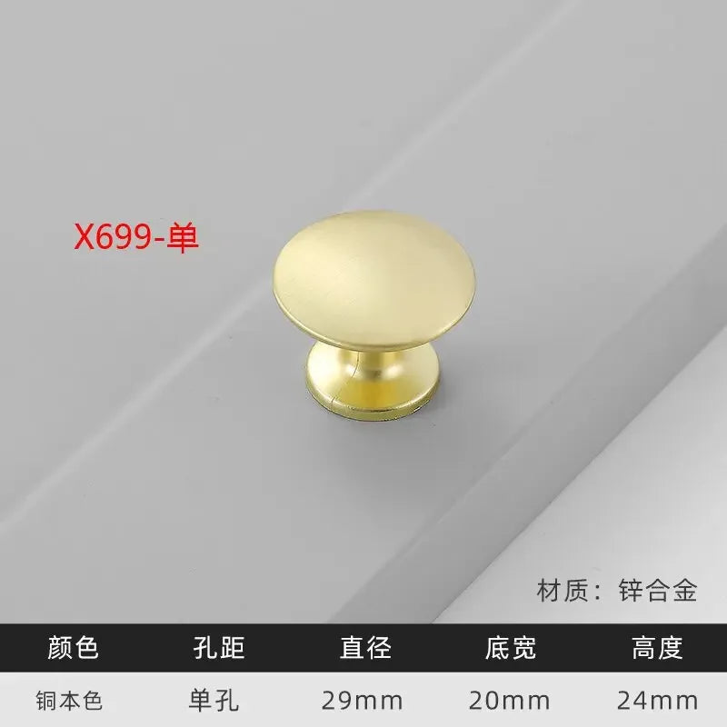 Modern Gold Kitchen Cupboard Drawer Handles – Chinese Style Decorative Knobs X699 Handles