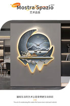 Dlight Decor Clock Wall Light with Luxury Crystal Glow Wall Art