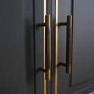 Solid Bronze Cabinet Handles – Antique Brass Wardrobe Bars and Drawer Pulls (20mm-500mm) Handles