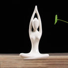 Ceramic Yoga Pose Figurine – Abstract Lady Sculpture in 12 Styles for Home & Studio Decor Homedecor