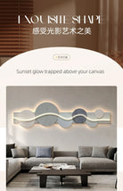 Dlight Decor Artistic Wood Crystal Wall Glow Light Wall Art