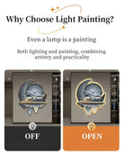 Dlight Decor Clock Wall Light with Luxury Crystal Glow Wall Art