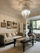 Gianna Italian Crystal Glass Pendant Chandelier – Classic Hanging Light for Staircase & High Ceilings chandelier