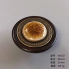 Handmade Wood and Alloy Cabinet Handles – Artistic Drawer and Furniture Knobs for Home Decor W023 Knobs