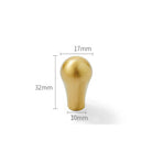 Gold PVD Chrome Brass Cabinet Knobs – Modern Single Hole Wardrobe and Drawer Pulls Brass gold knob