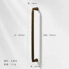 Antique Wardrobe Cabinet Handles - Retro Zinc Alloy Drawer Pulls and Knobs for Kitchen and Furniture 7053 192mm Handles