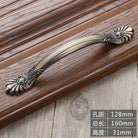 Antique Bronze Cabinet Knobs and Handles – Vintage Furniture Hardware 222-128mm Handles