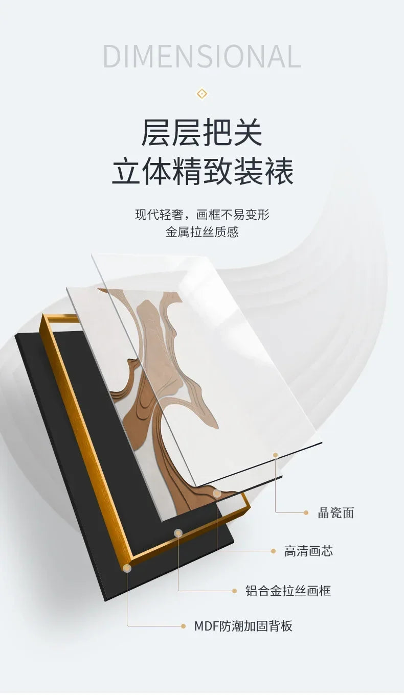 Dlight Decor 3D Painting Wall Lamp for Modern Homes Wall Art