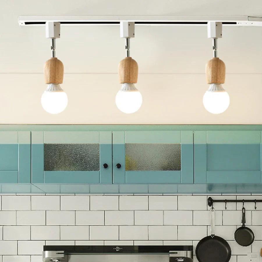 Nordic Rail Track Ceiling Spotlight for Cafes Stores and Restaurants ceiling light
