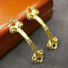 10pcs Antique Zinc Alloy Drawer Handles – Vintage Chinese Style Handles